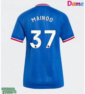 Manchester United Kobbie Mainoo #37 Replika Udebanetrøje Dame 2026-27 Kortærmet